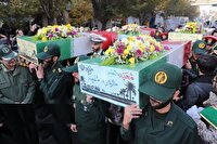 تشییع پیکر مطهر شهدای گمنام در تبریز