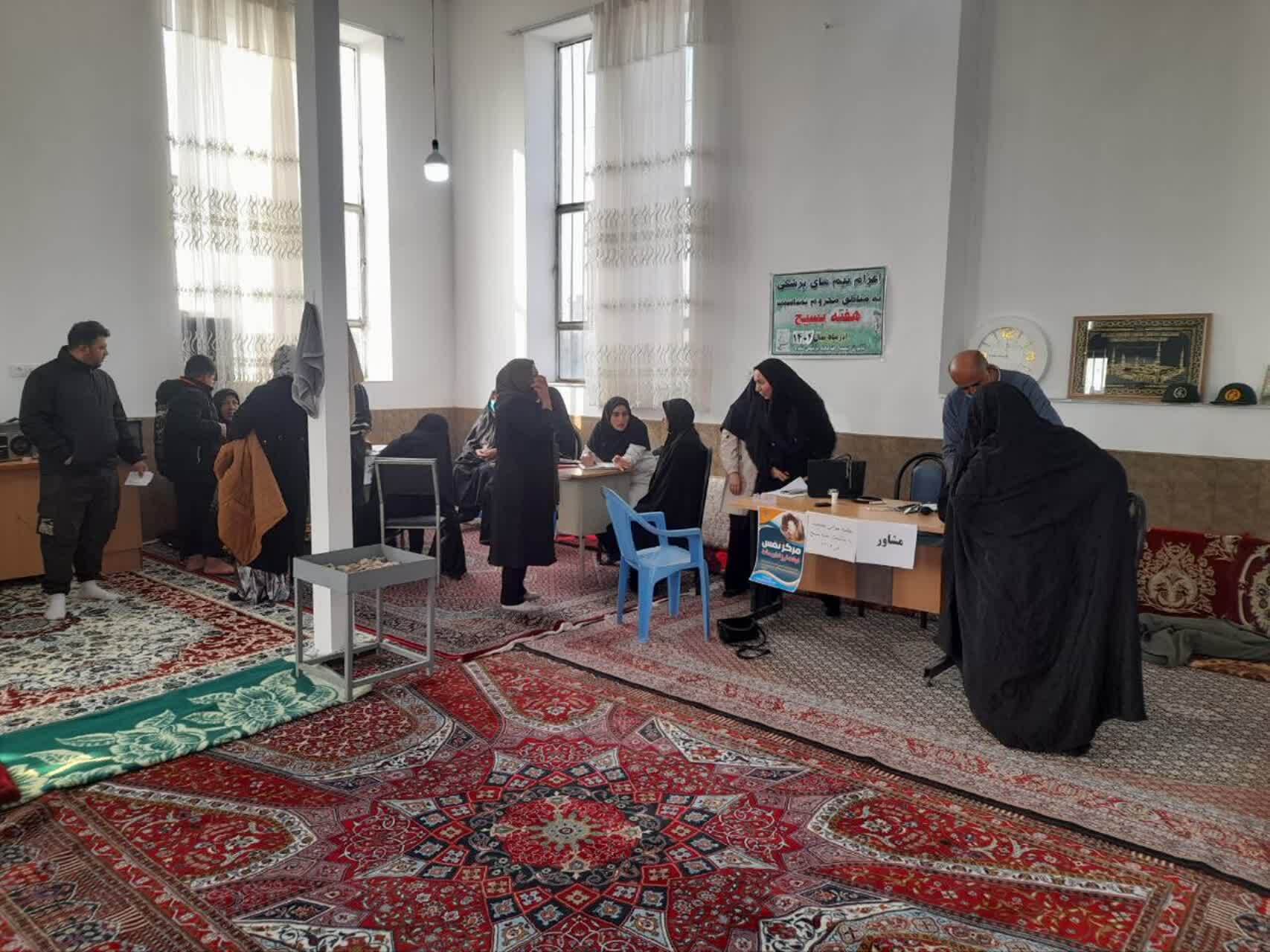 ارائه خدمات ویزیت رایگان پزشکی در شهرستان نقده