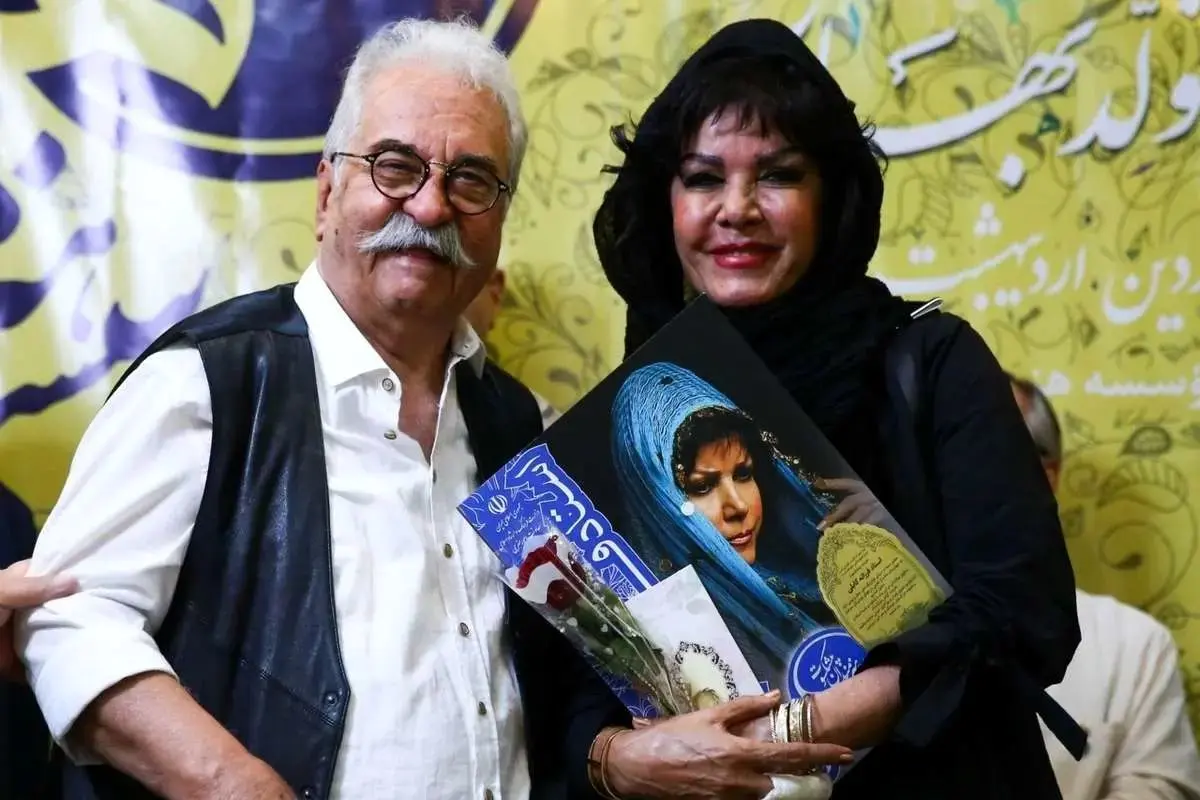 دیدار هنرمندان با فرزانه کابلی برای همدردی