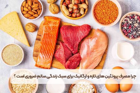 چرا مصرف پروتئین ‌های تازه و ارگانیک برای سبک زندگی سالم ضروری است ؟