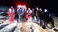 نجات خانواده گرفتار در ارتفاعات برفی سهند