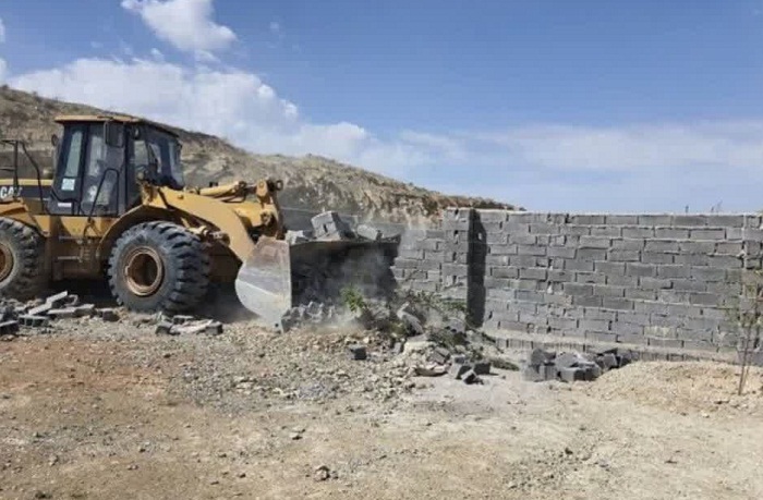 رفع تصرف ۷۴ هزار مترمربع اراضی ملی در مهاباد