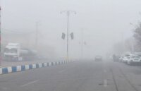 مه شدید در محور‌های شهرستان پلدشت