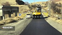 آسفالت و بهسازی ۳۰ کیلومتر راه روستایی و ۲۱ کیلومتر راه اصلی در تکاب