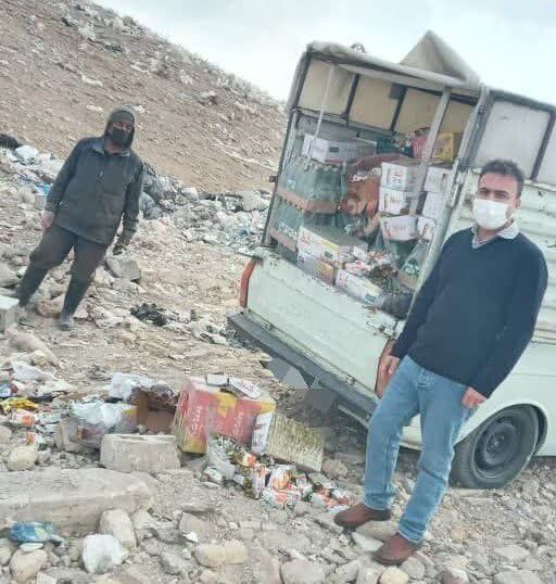 ضبط و امحای بیش از ۱.۶ تُن انواع مواد غذایی غیر بهداشتی در بوکان