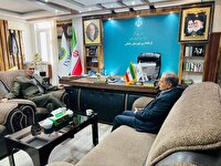 پیگیری مشکلات کارگری در دیدار مدیر روابط کار استان با فرماندار سلماس