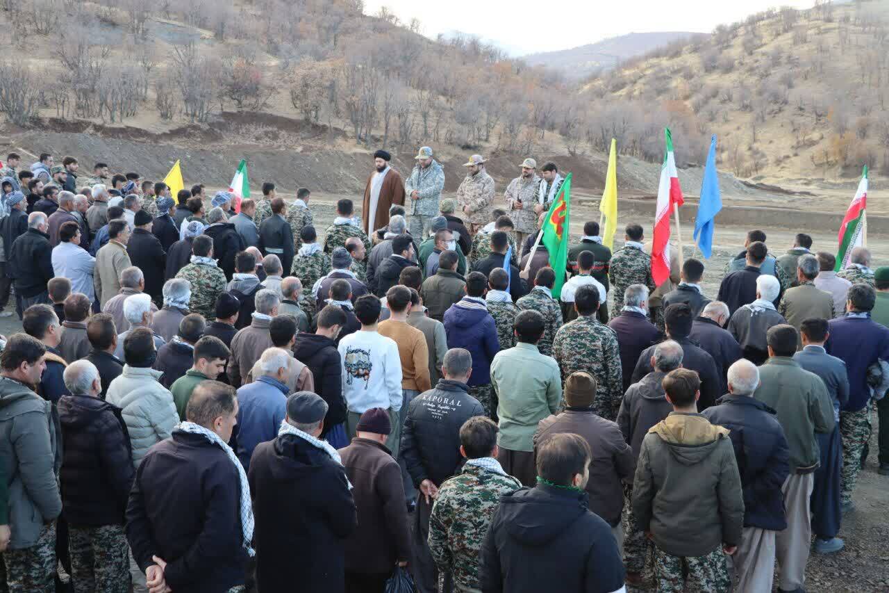 نمایش اقتداربسیجیان سردشت و میرآباد در رزمایش الی بیت‌المقدس ۱۶