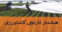 صدور هشدار نارنجی هواشناسی کشاورزی