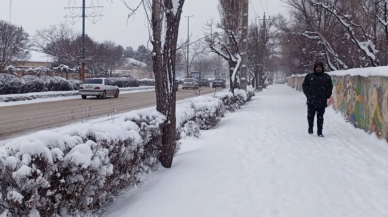 برف و باران استان اردبیل را فرا می‌گیرد