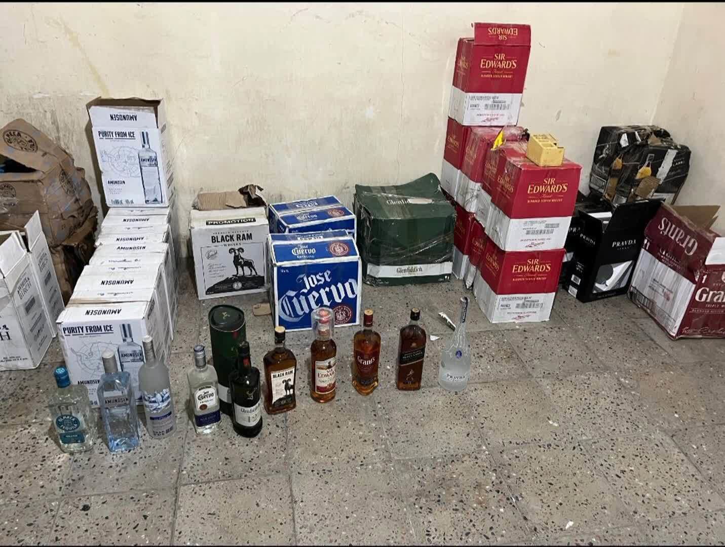انهدام باند قاچاق مشروبات الکلی و پیش‌ساز مواد مخدر در سردشت