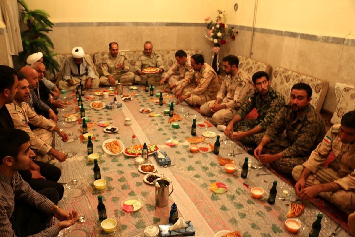 تجلیل از مرزبانان در نقطه صفر مرزی سلماس در آستانه شب یلدا