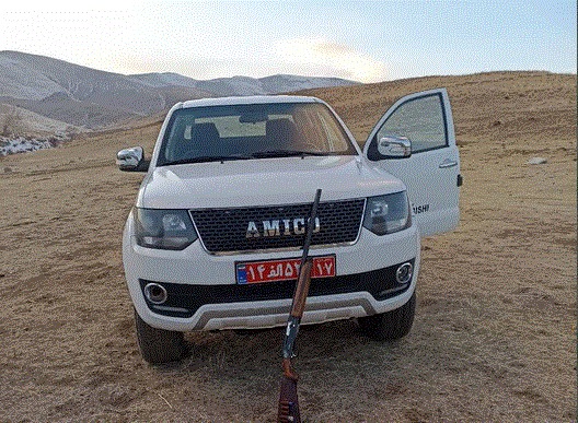 شکارچی غیرمجاز در شوط دستگیر شد‌