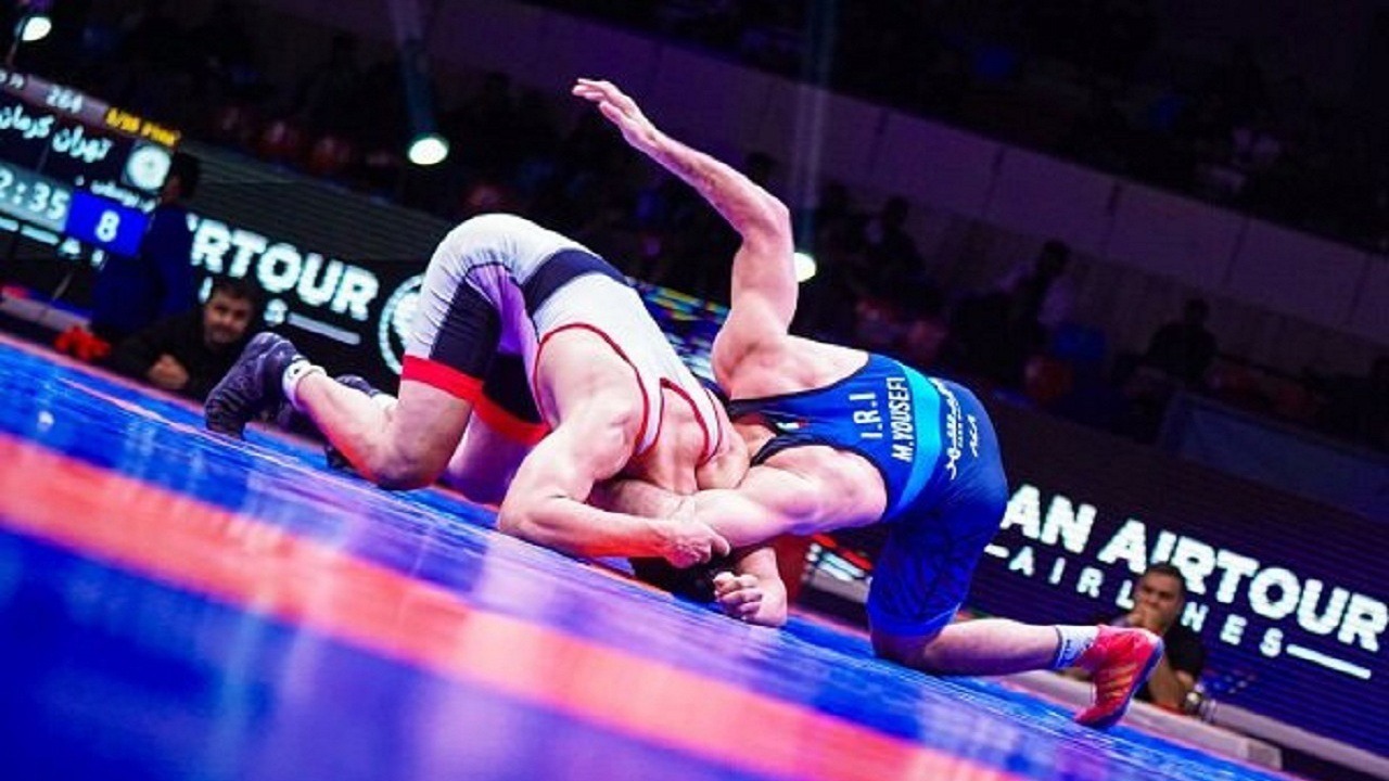 مشخص شدن نتایج مسابقات کشتی آزاد بزرگسالان کشور