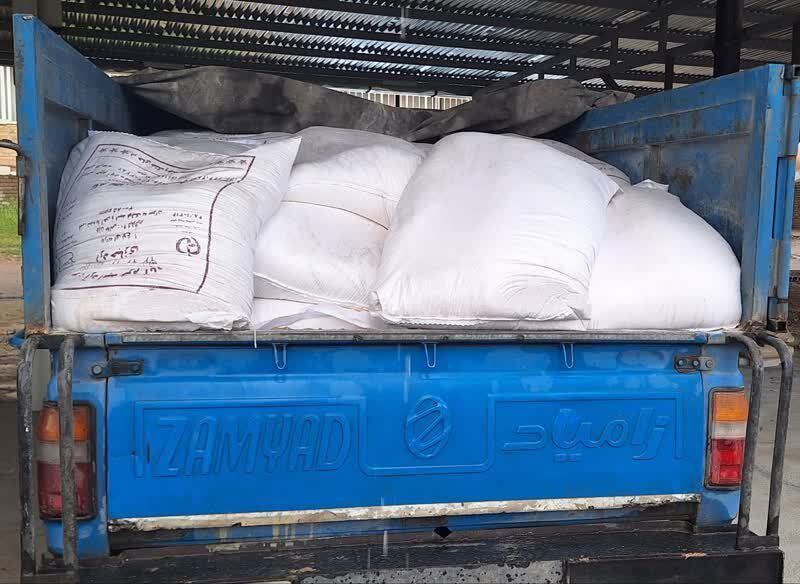 محموله آرد قاچاق در جعفرآباد توقیف شد