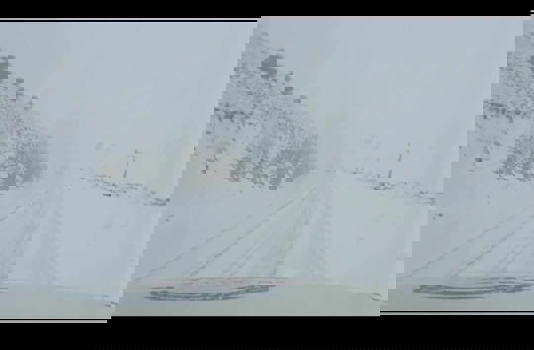 برف و کولاک در گردنه الماس