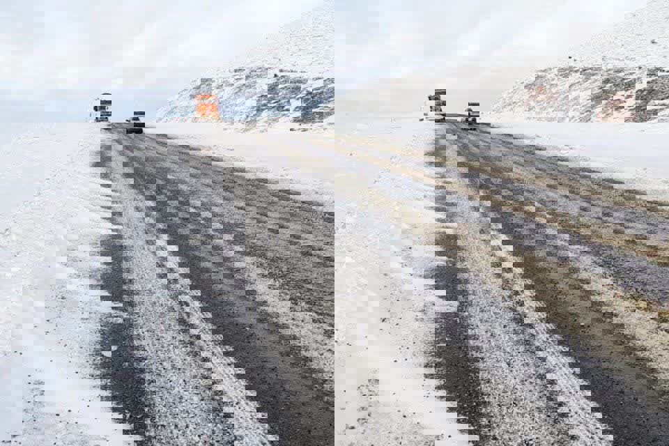 بارش برف در تبریز