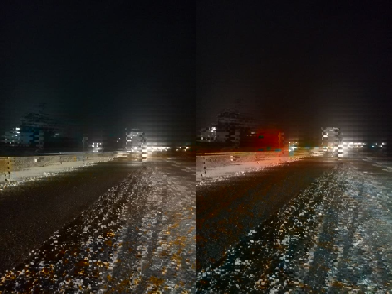 برف روبی شبانه در محورهای ارتباطی ارومیه