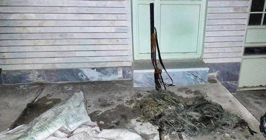 کشف و ضبط سلاح شکاری و ادوات غیرمجاز صید در شاهین‌دژ