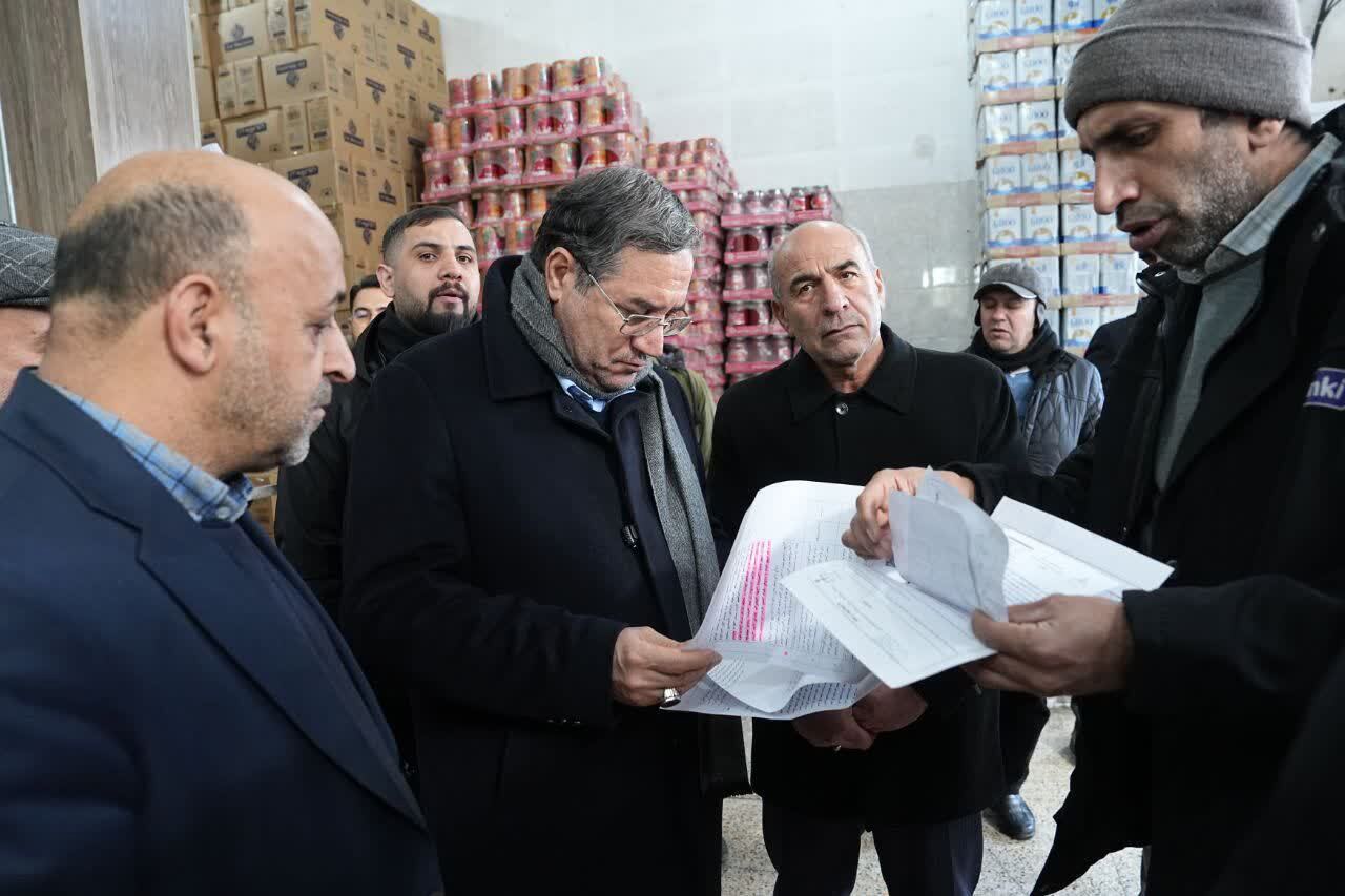 بازدید استاندار آذربایجان‌غربی از بازار ارومیه