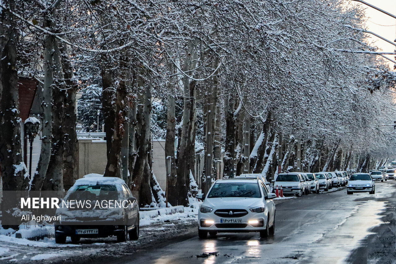 بارش برف در هادیشهر جلفا