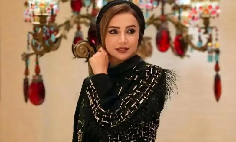 تصویری جالب از شبنم قلی خانی در جشن کریسمس امسال