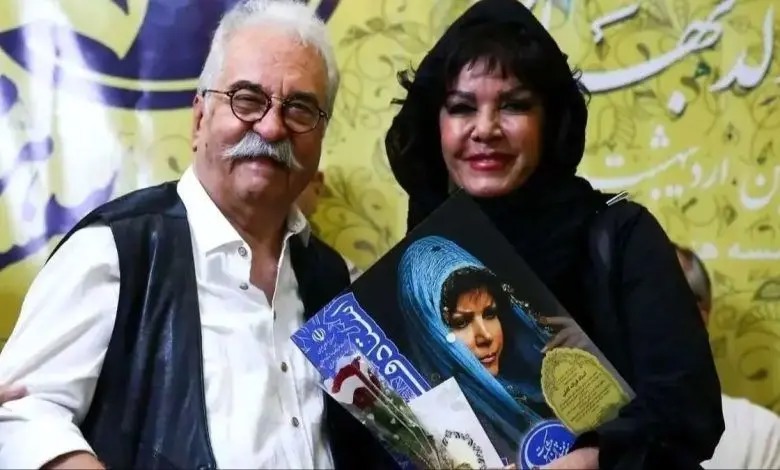 بغض فرزانه کابلی در مراسم افتتاحیه جشنواره فجر کرمان به یاد همسرش هادی مرزبان