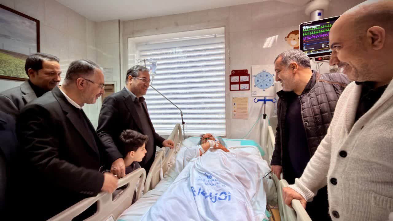 عیادت استاندار آذربایجان‌غربی از فرماندار چالدران