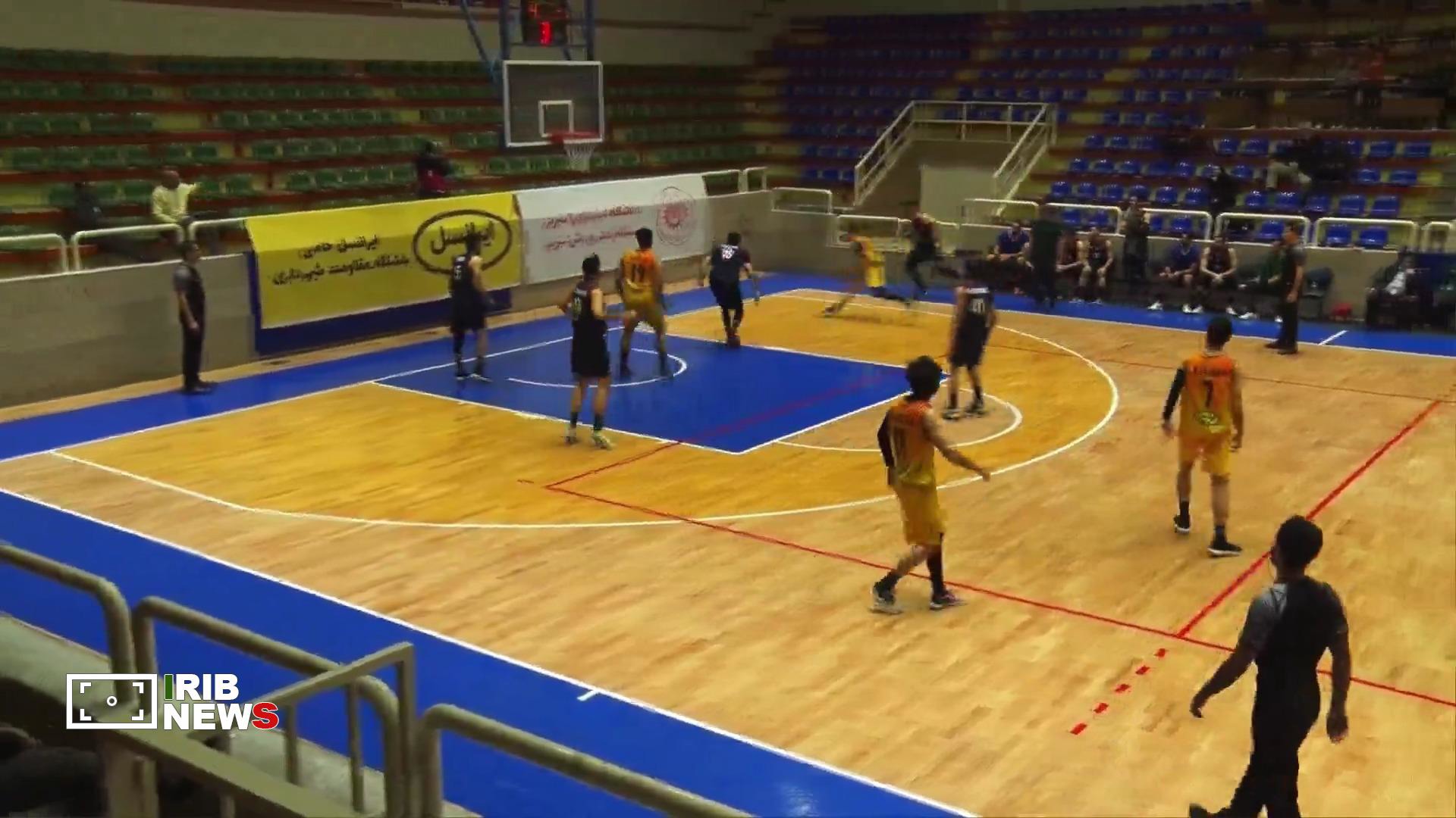 جوانان مقاومت شهرداری تبریز پیروز لیگ یک بسکتبال کشور