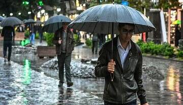 سامانه بارشی جدید از اواخر دوشنبه وارد آذربایجان شرقی می‌شود