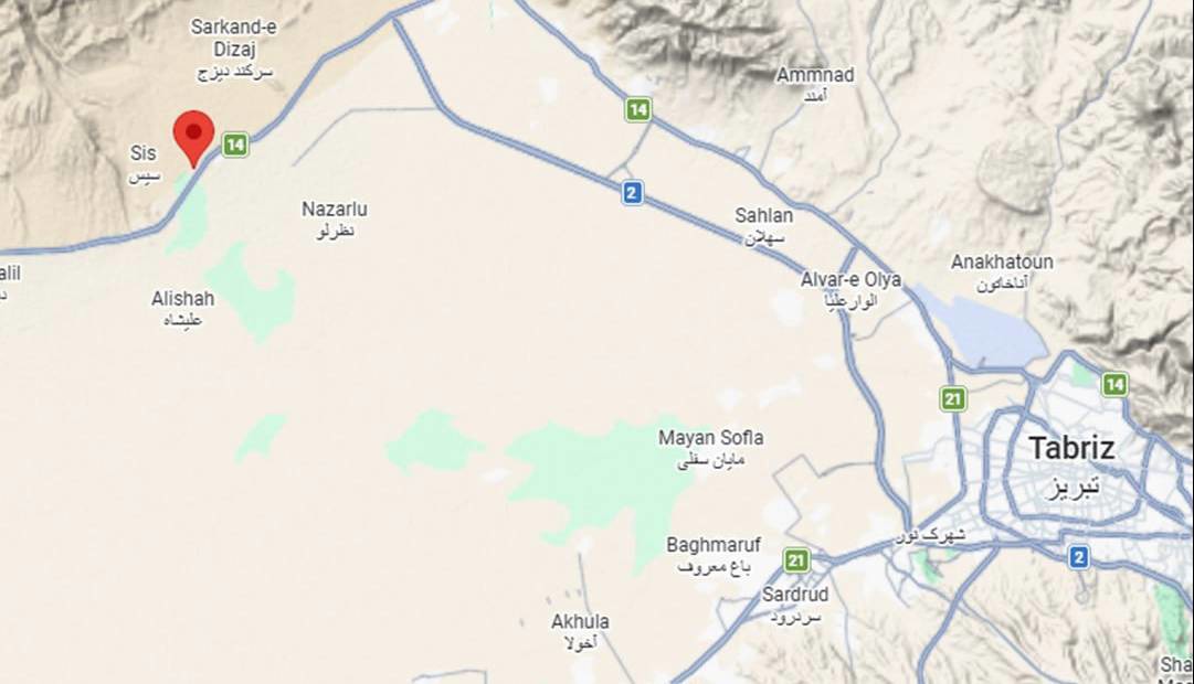 زلزلۀ ۴.۵ ریشتری حوالی منطقۀ سیس را لرزاند