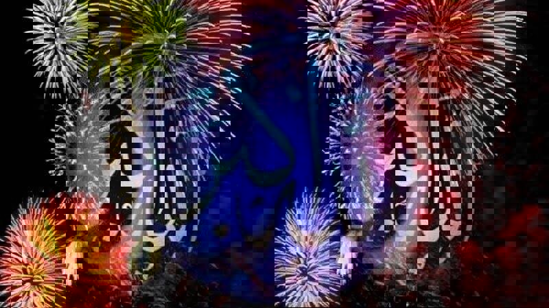 نورافشانی و گلبانگ «الله‌اکبر» در اردبیل