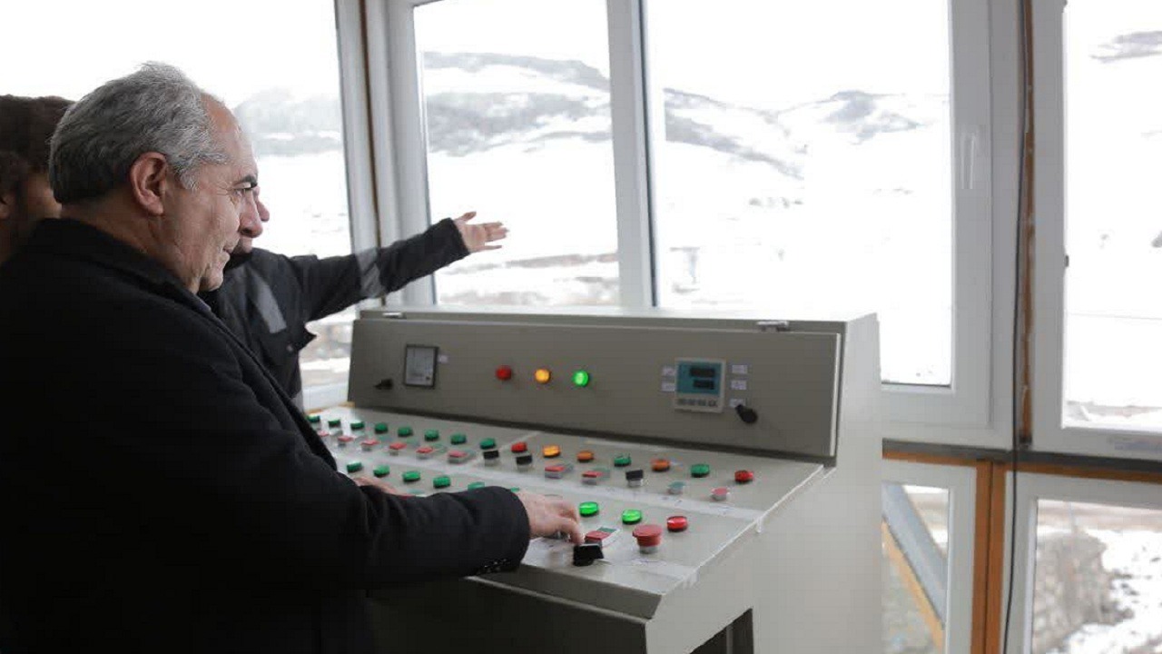 افتتاح کارخانه ماسه شویی شهرداری کلیبر