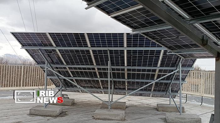 افتتاح نیروگاه خورشیدی شرکت گاز استان در مراغه
