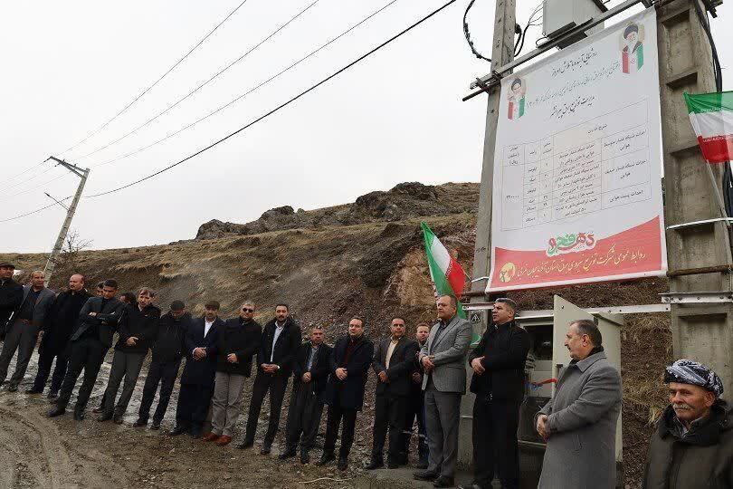 افتتاح طرح تأمین برق روستای تمرچین