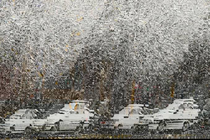 چالدران امروز جمعه سفیدپوش شد