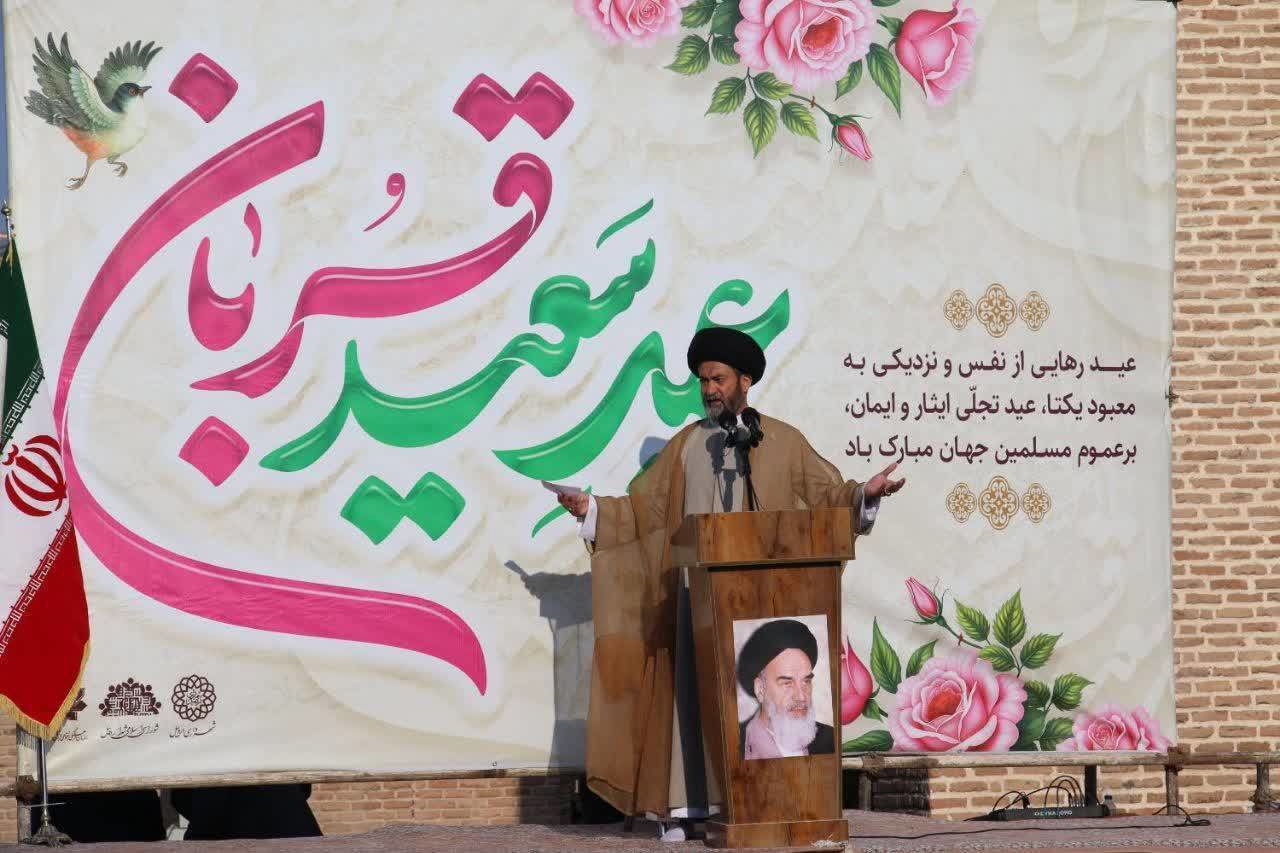 اقامه نماز عید سعید قربان در شهیدگاه اردبیل