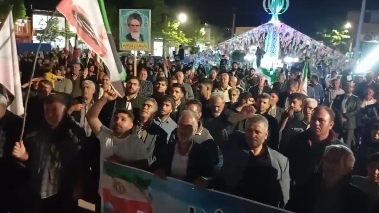 خروش مردم عاشورایی «دیزج دیز» در میثاق با آرمان‌های ولایت و رهبری