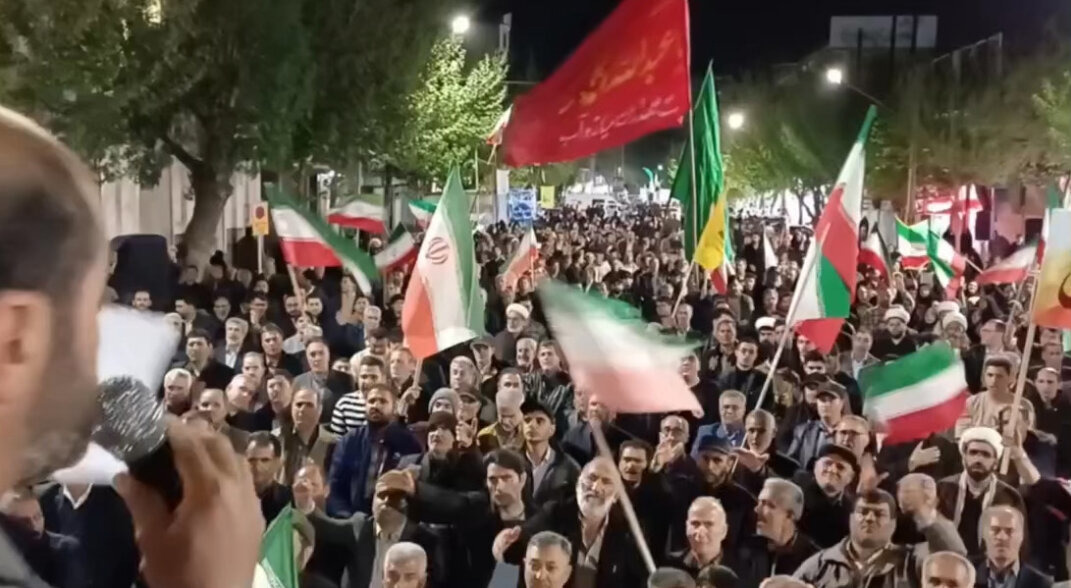 طنین‌ نوای «یا حیدر» در نود و یکمین تجمع شبانه مردم میاندوآب