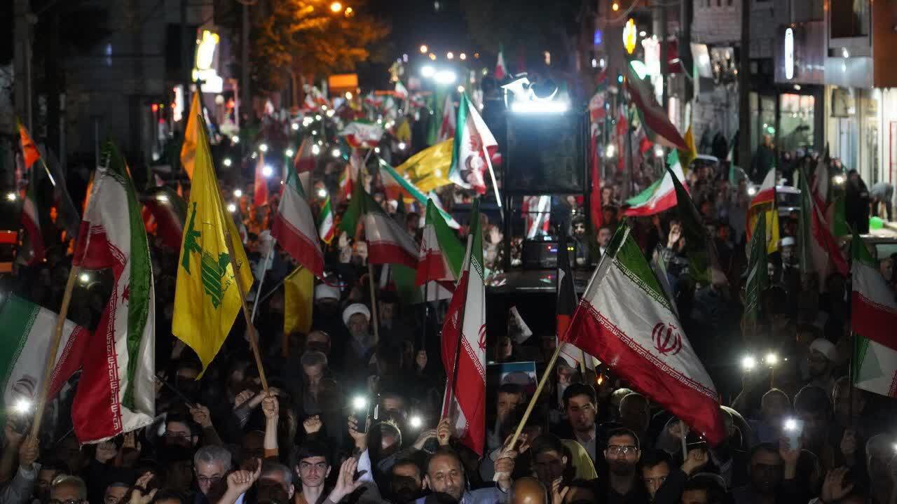بیعت دوباره مردم خوی با ولایت و  حمایت از نیرو‌های مسلح