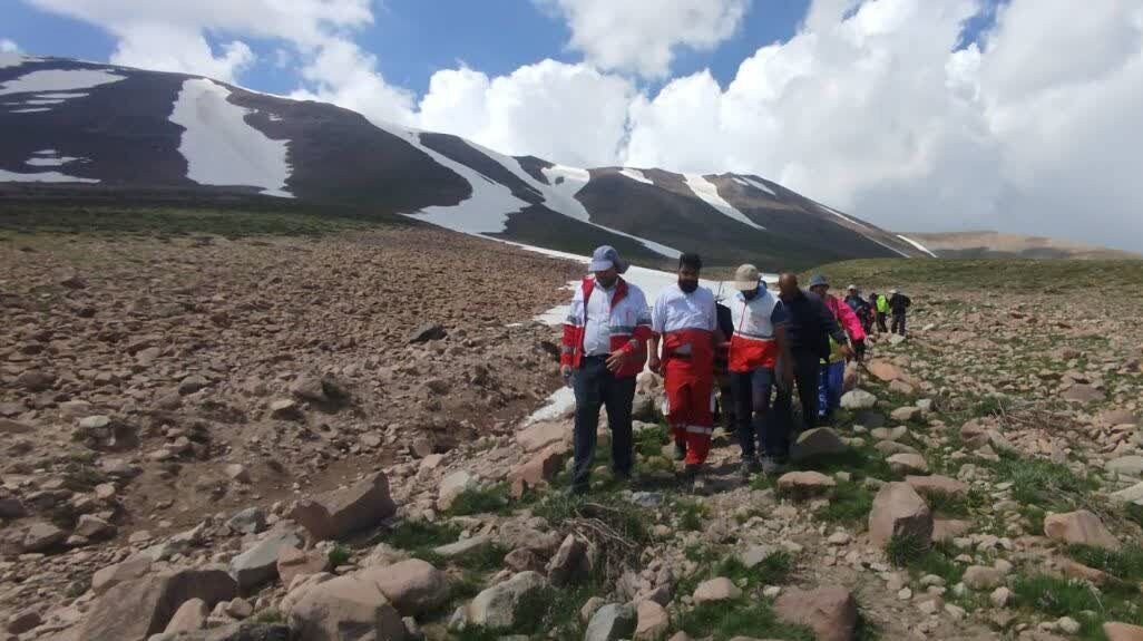 نجات کوهنورد ۵۱ ساله در ارتفاعات سهند
