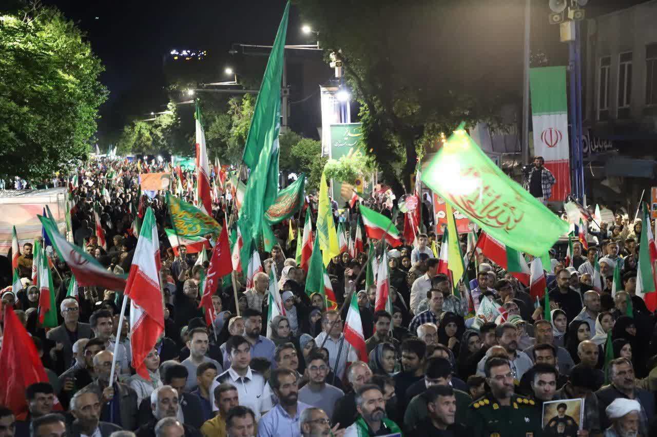 نود وهفتمین موج از خروش انقلابی مردم ارومیه