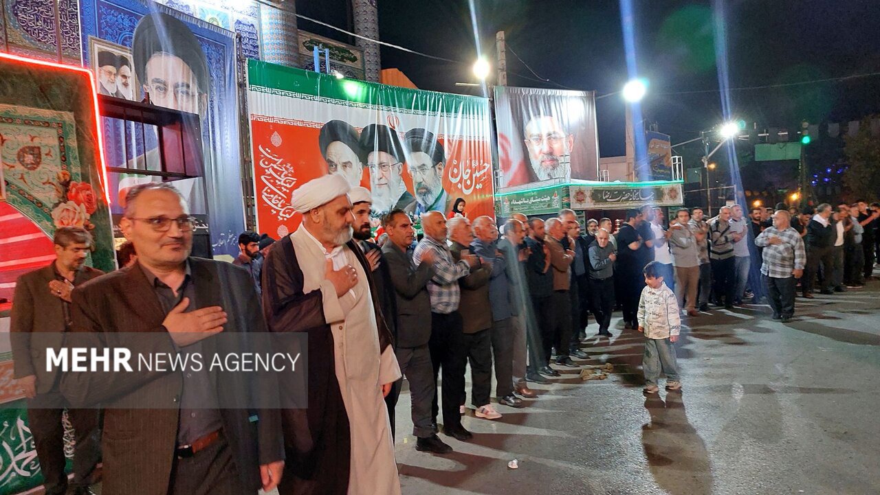 آیین معنوی شاه حسین‌گویان در آستانه ماه محرم در مشگین شهر