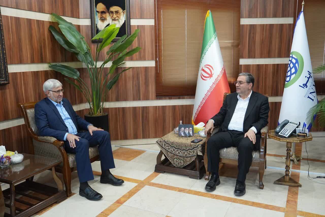 دیدار مدیر هماهنگی امور گازرسانی شرکت ملی گاز ایران با استاندار آذربایجان‌غربی