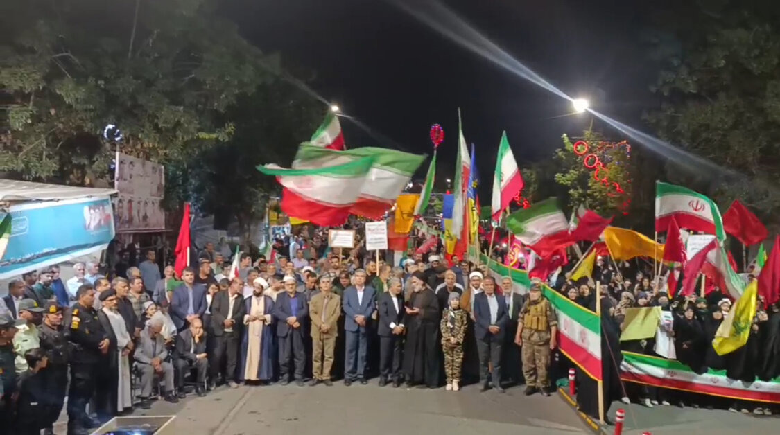طنین‌ نوای «حیدر حیدر» در ۱۰۵ مین تجمع شبانه مردم سلماس