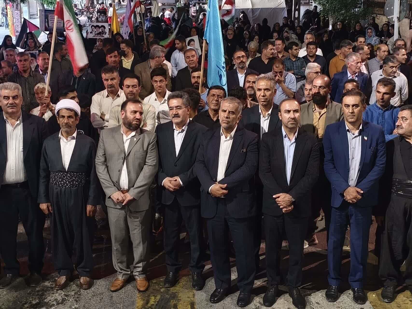 حماسه ۱۰۵ شب ایستادگی مردم بوکان درسنگر میثاق با ولایت