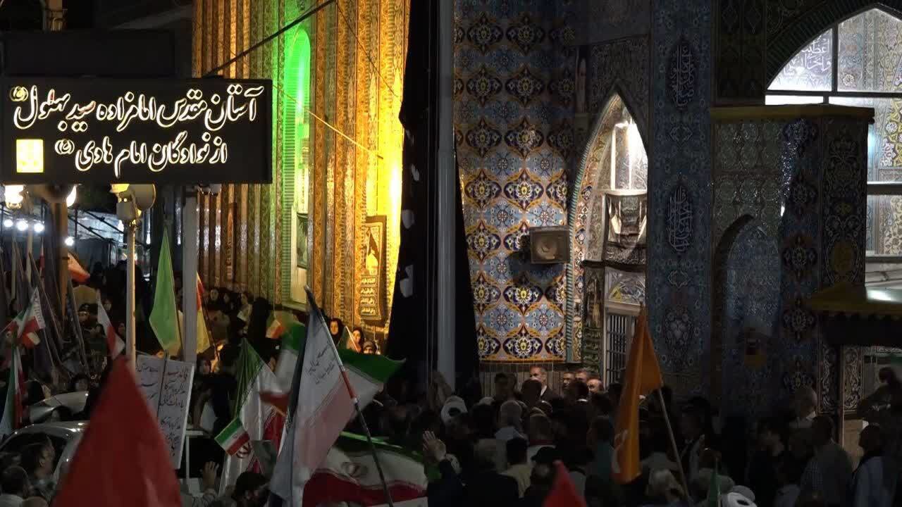 پرچم عزای حسینی در خوی به اهتزاز درآمد
