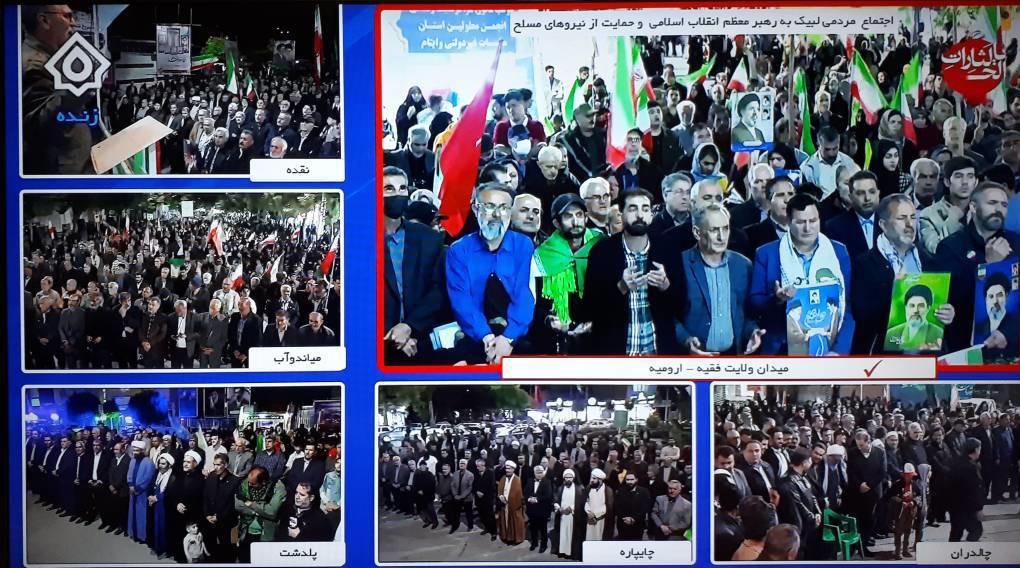 صدو ششمین حضور مردم آذربایجان غربی در رزمگاه شبانه