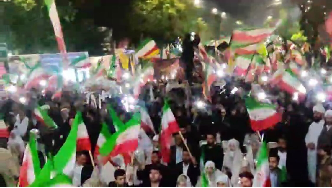 تصاویر هوایی از حضور حماسی مردم ارومیه در خیابان