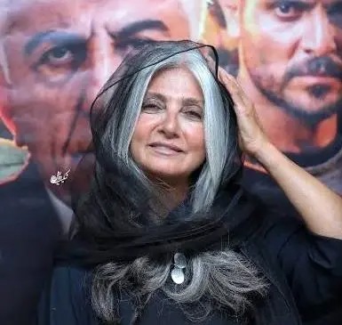 استایل باشکوه رویا جاویدنیا ملکه ۶۰ ساله سینما در مراسم اکران سریال «بی‌عاطفه»