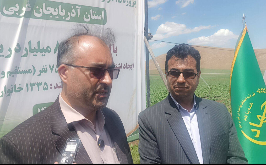 افتتاح پروژه ۱۵ هزارهکتاری شبکه آبیاری نوین و زهکشی در آذربایجان غربی